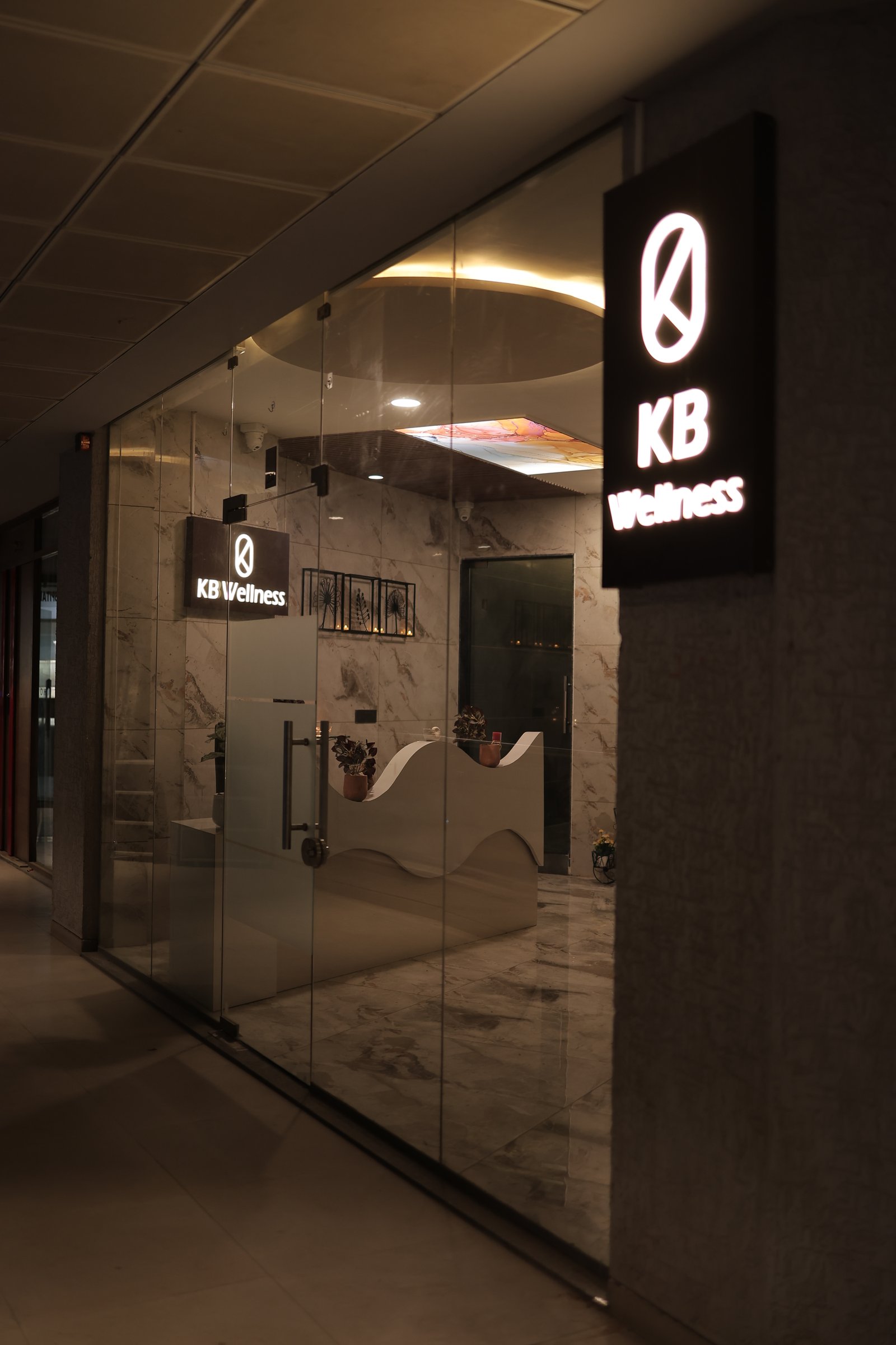 KB Wellness marble waiting lounge